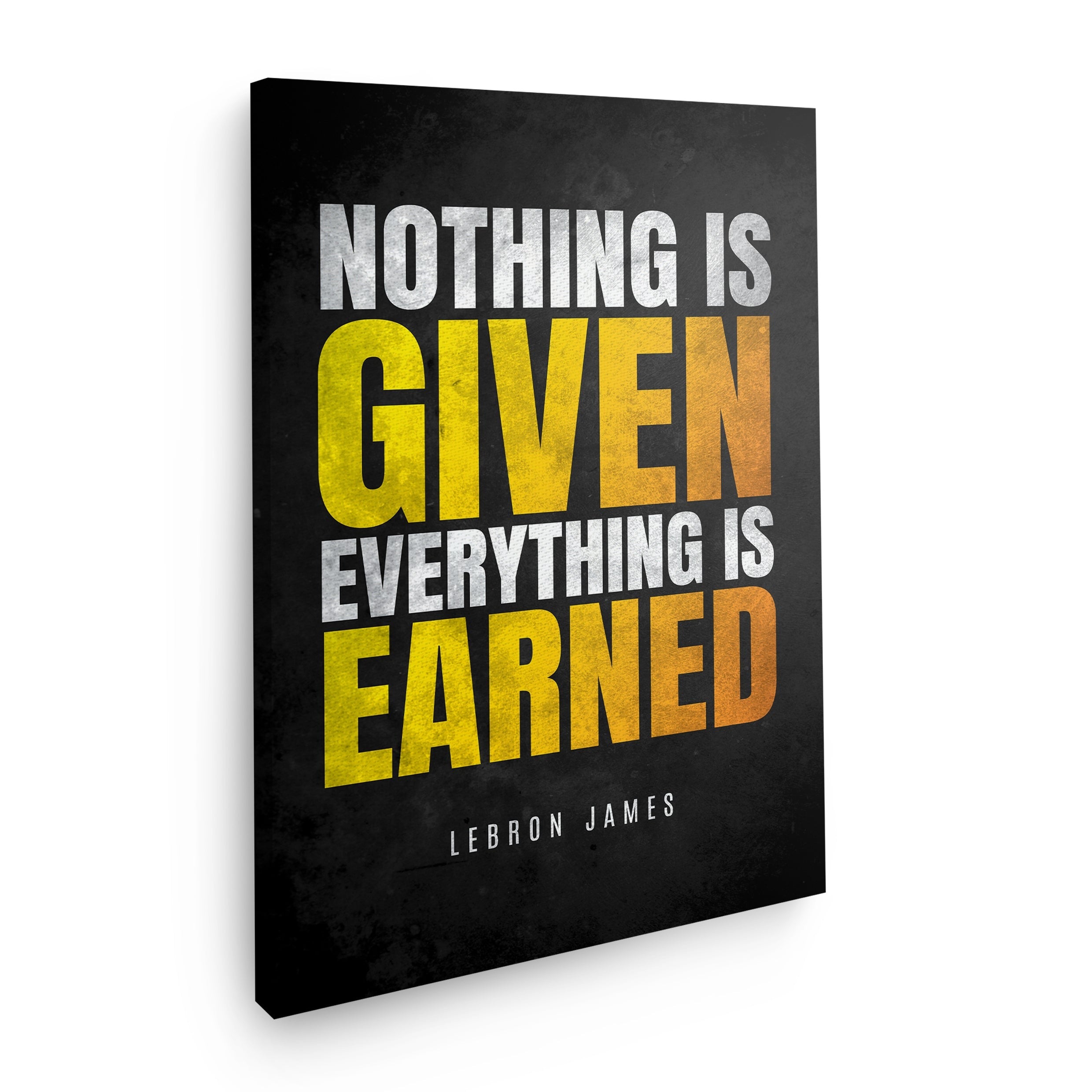 Nothing is given