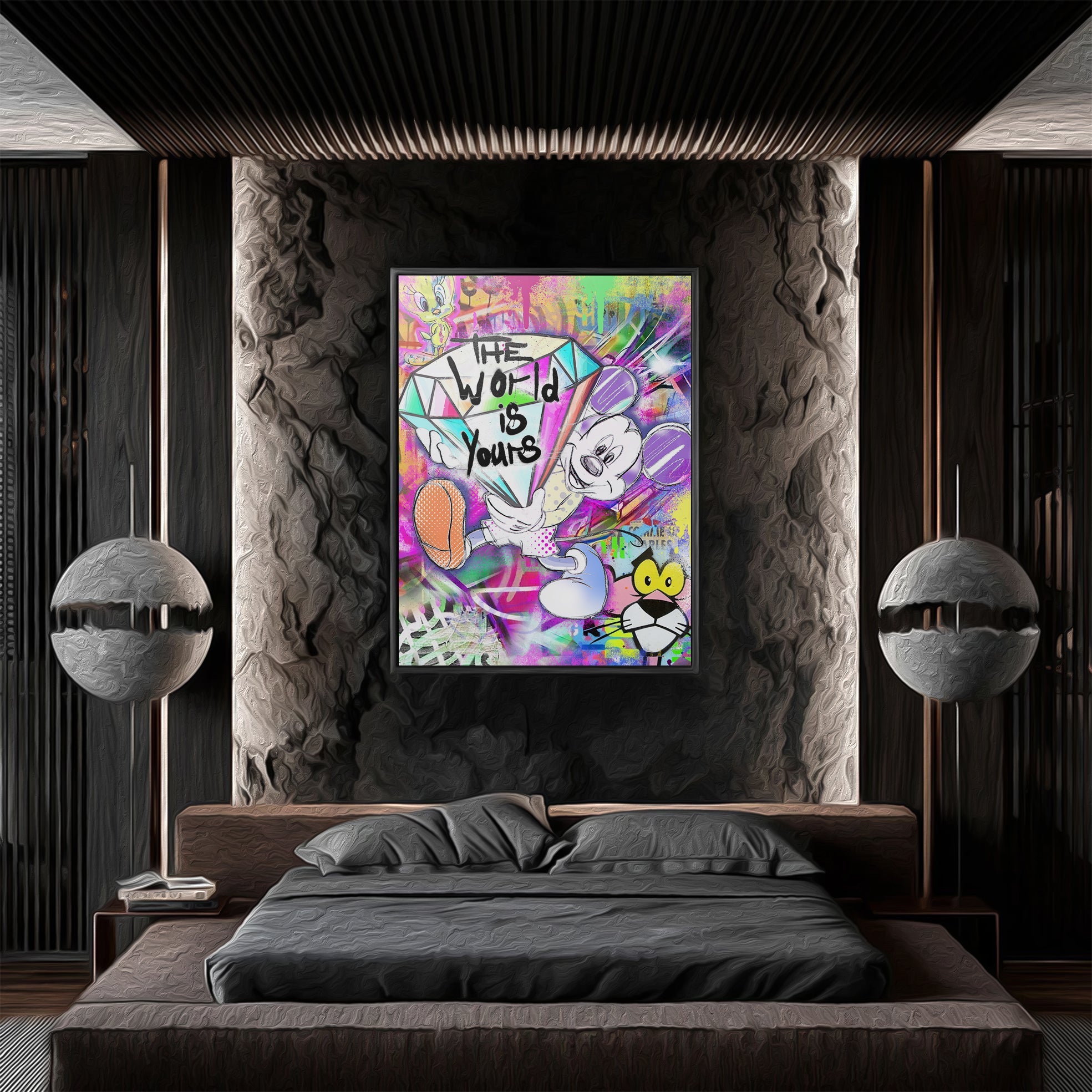 Mickey "The world is yours"