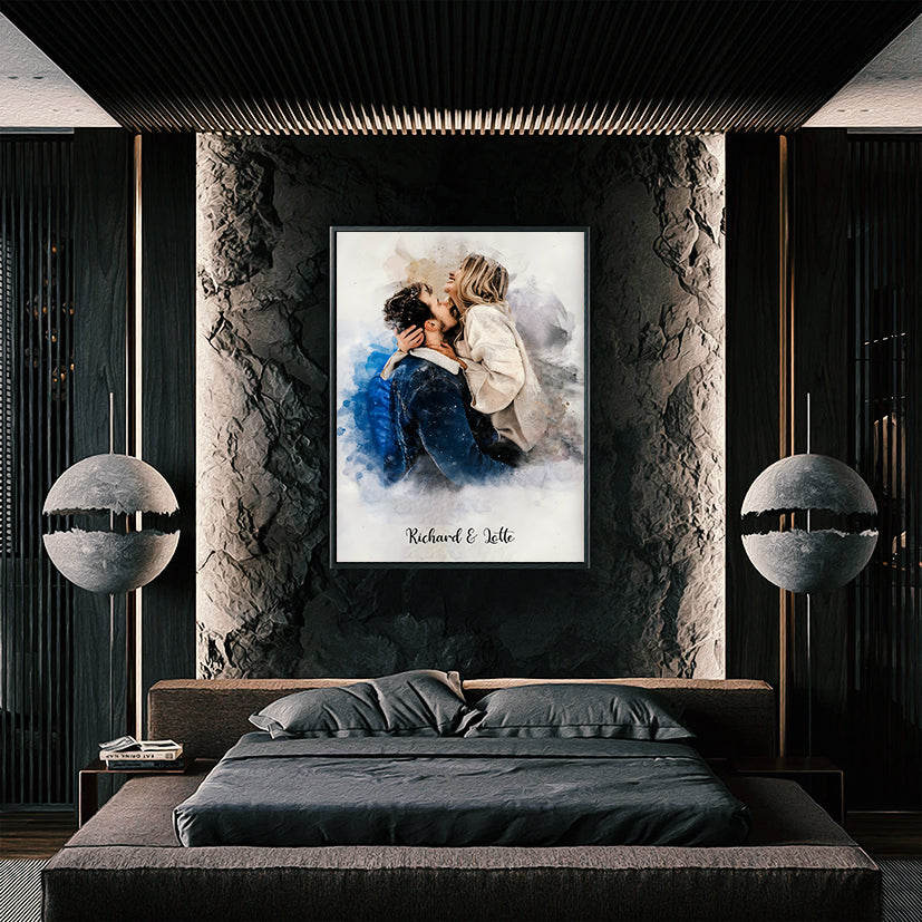 Personalisierte Leinwand "COUPLE IMAGE"