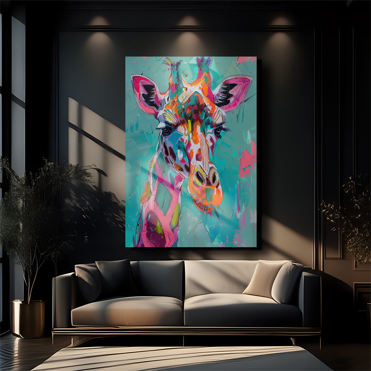 Pastel Fusion Giraffe