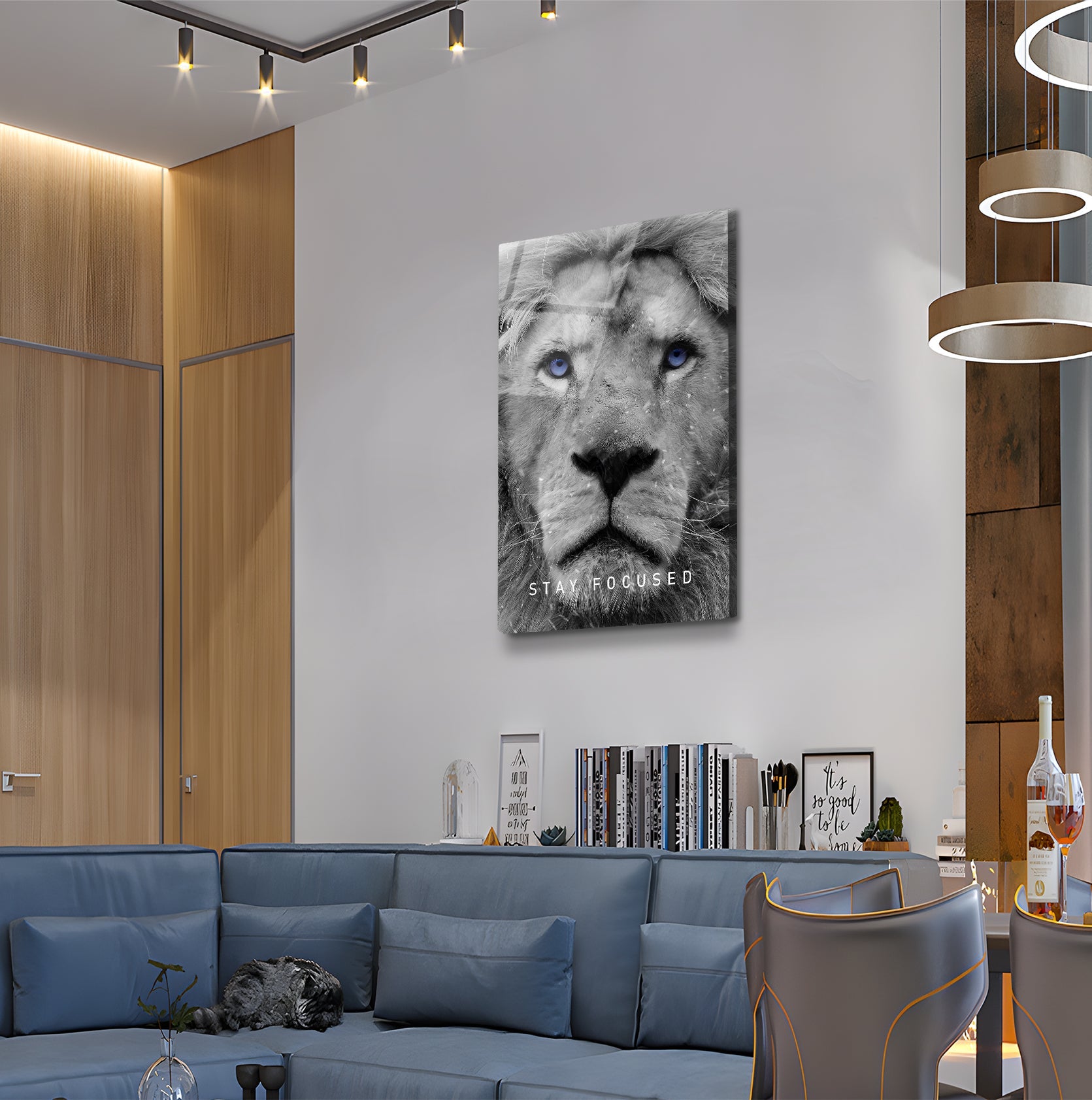 Lion "Stay focused"