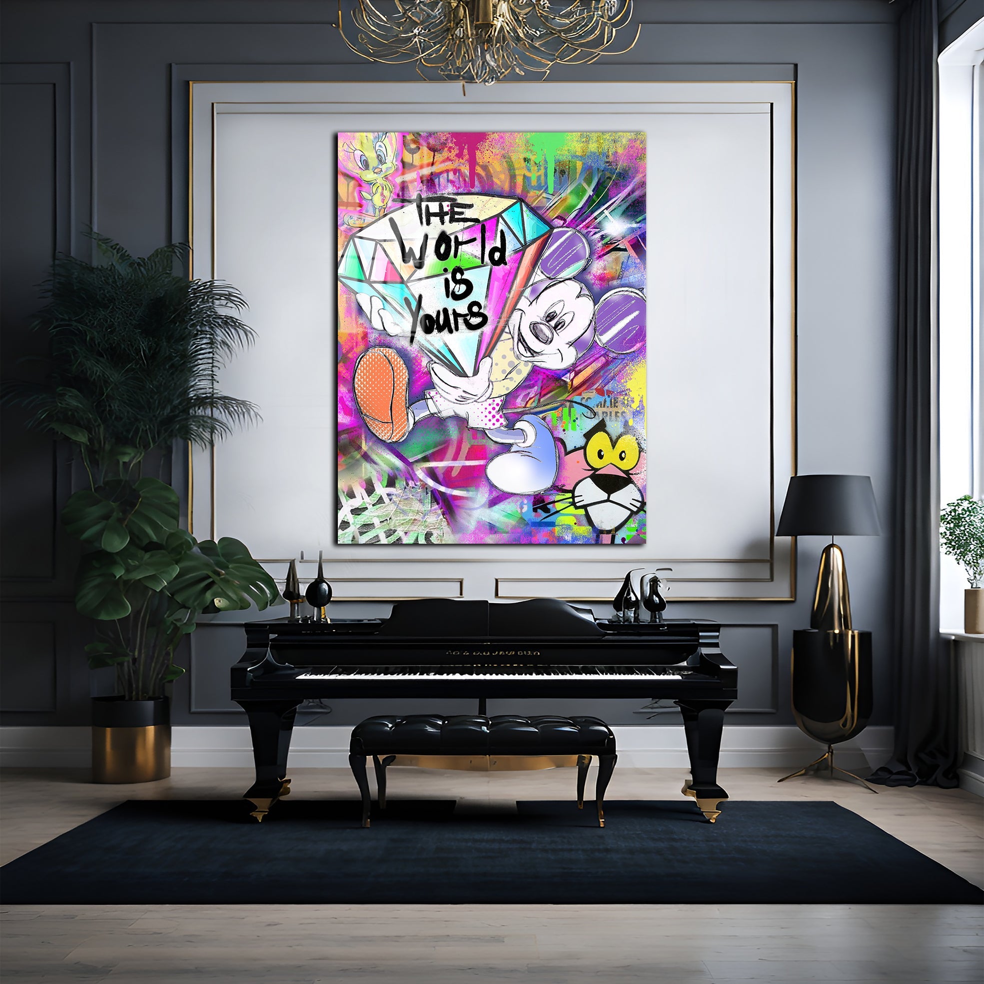 Mickey "The world is yours"