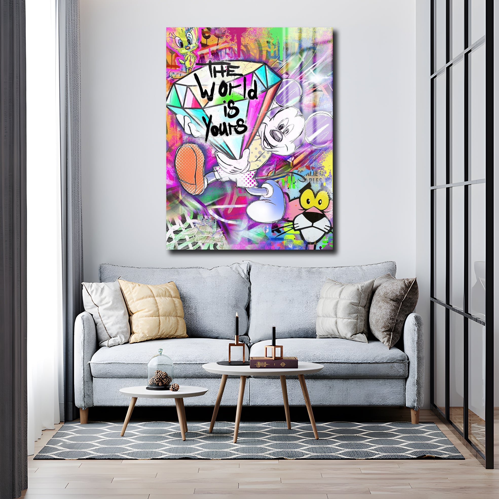 Mickey "The world is yours"