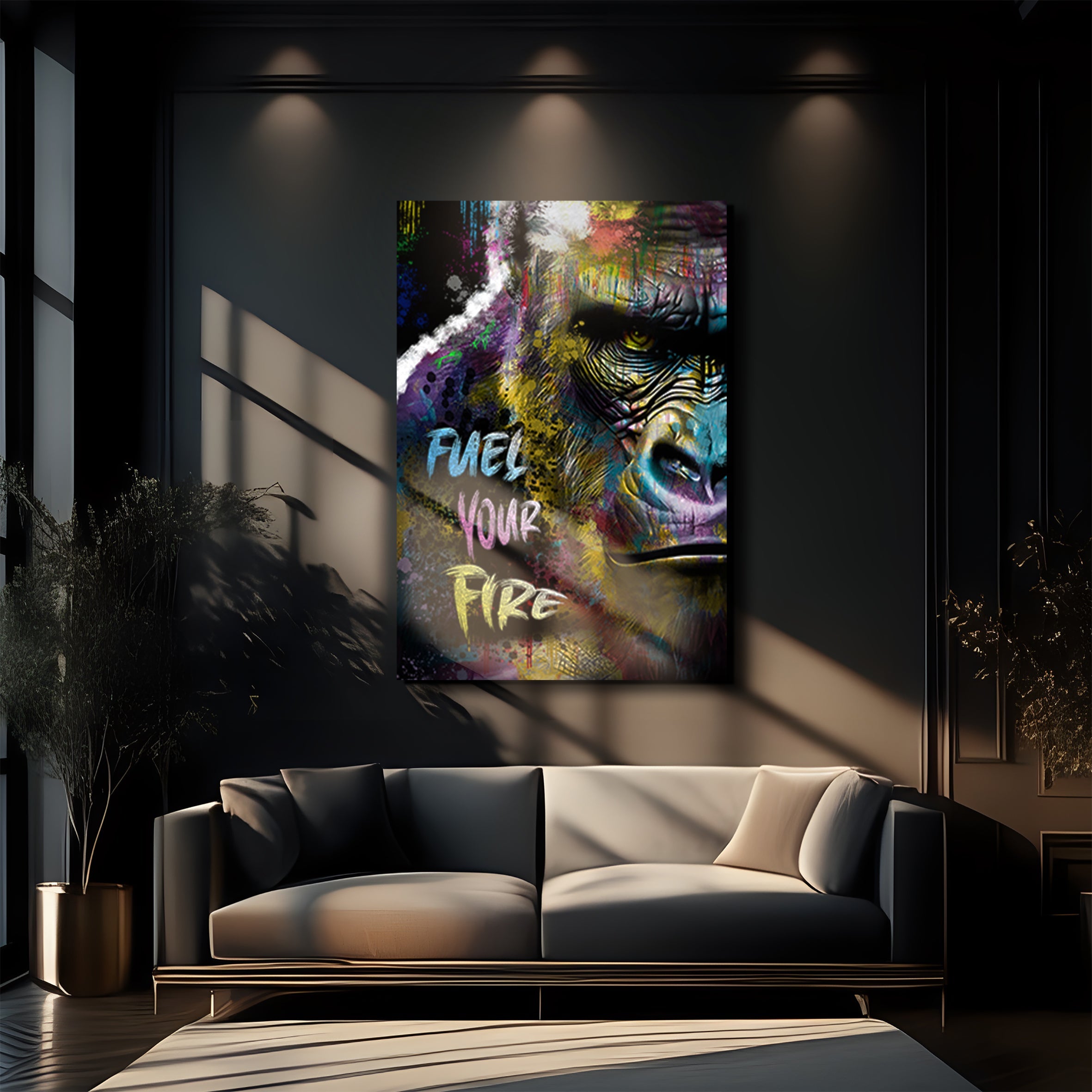 Graffiti Gorilla "Fuel your fire"