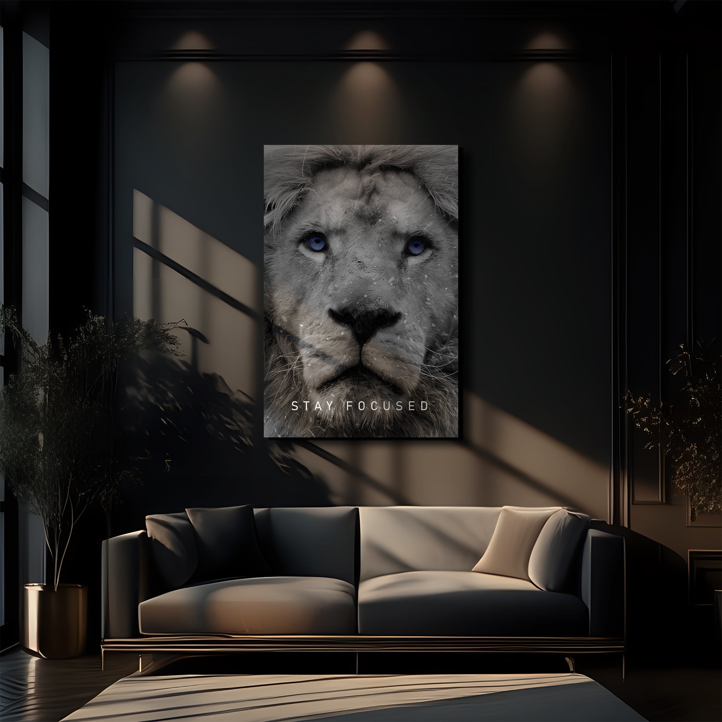 Lion "Stay focused"