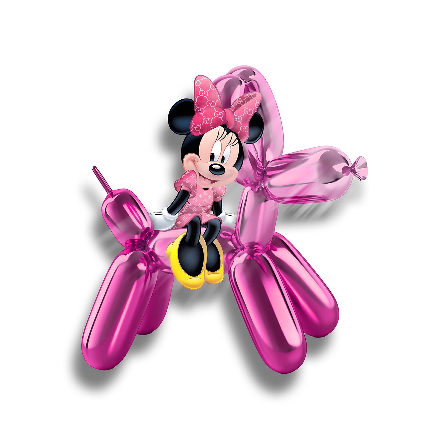 Minnie & Balloon Dog