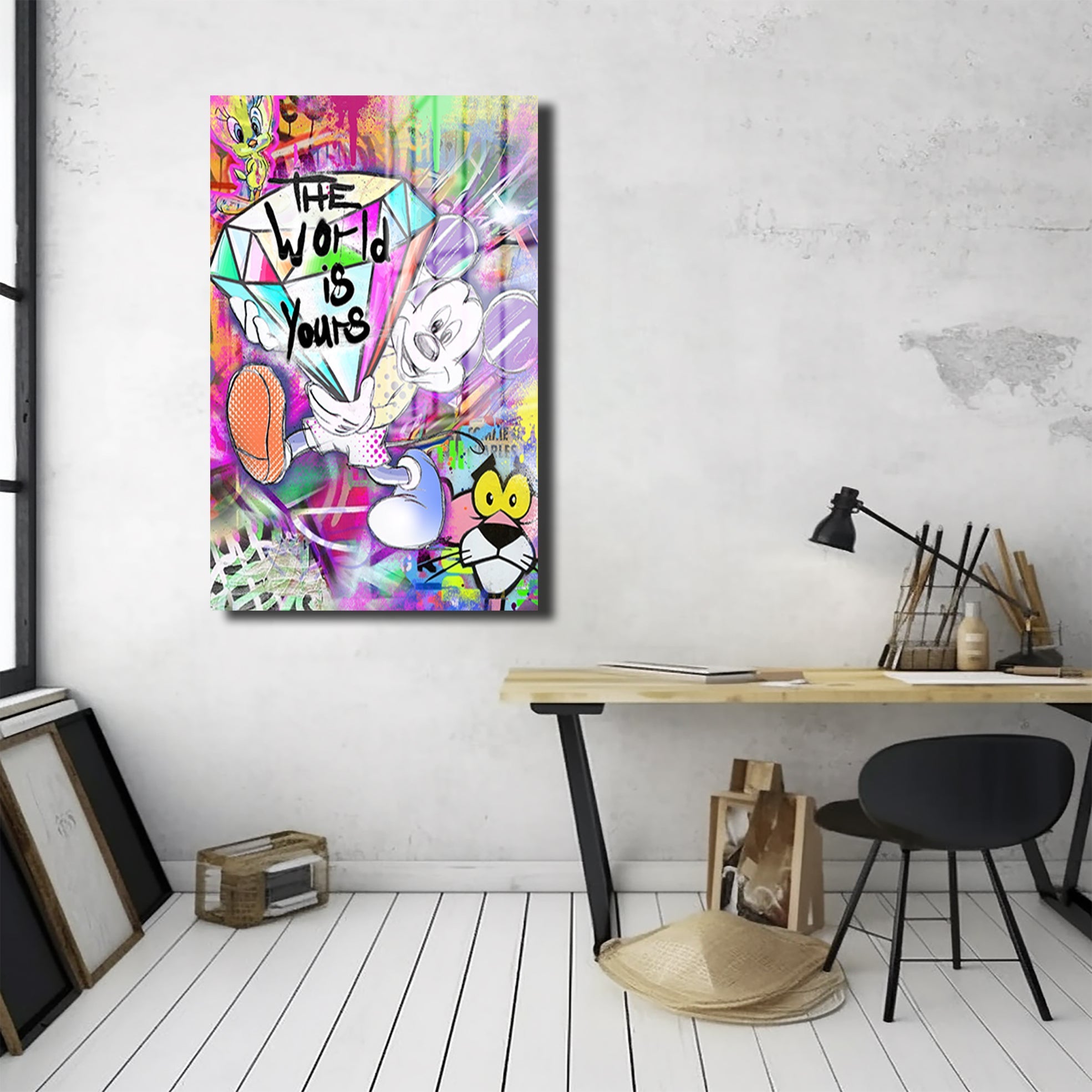 Mickey "The world is yours"