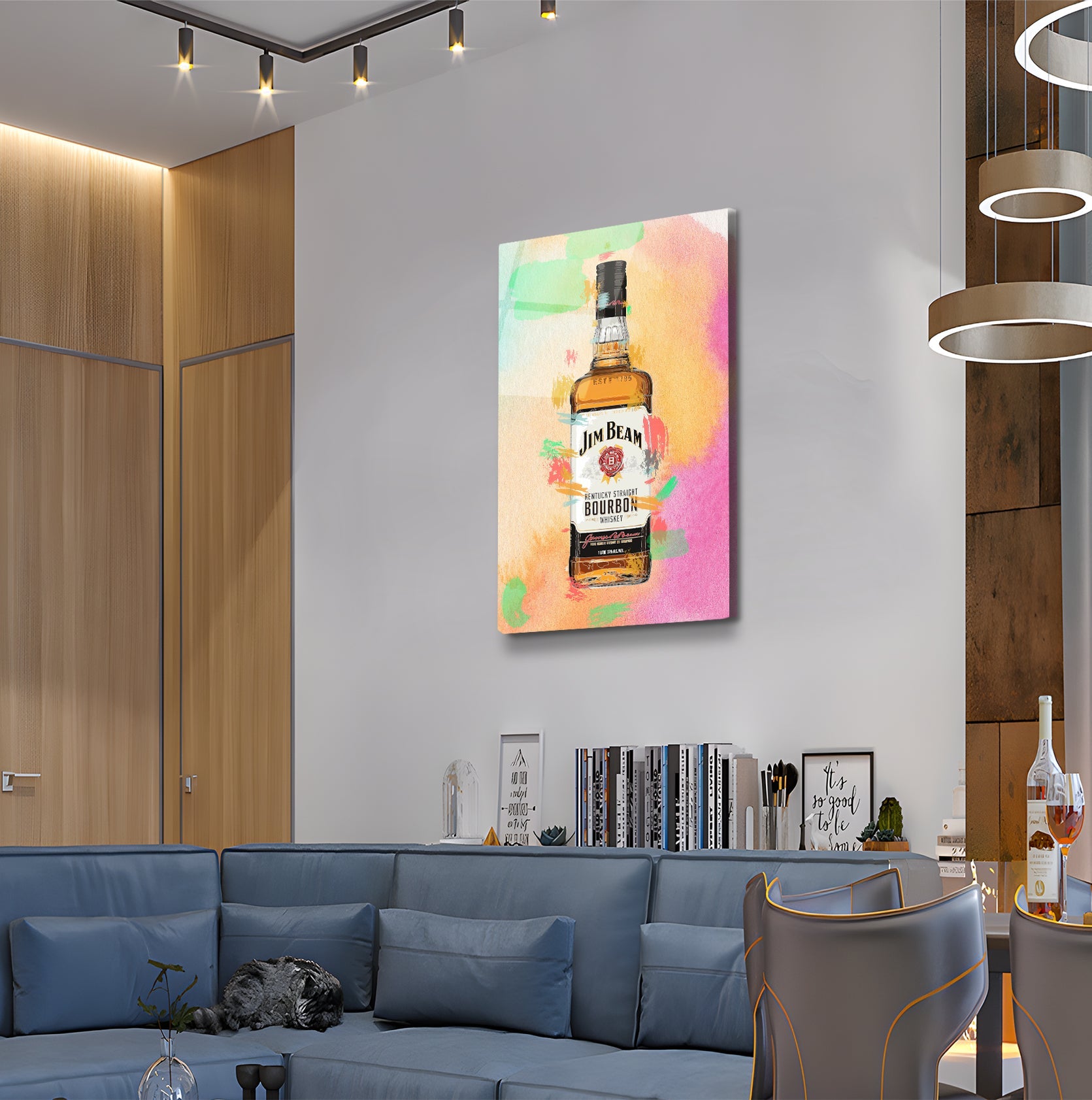 VIbrant J Beam Bottle