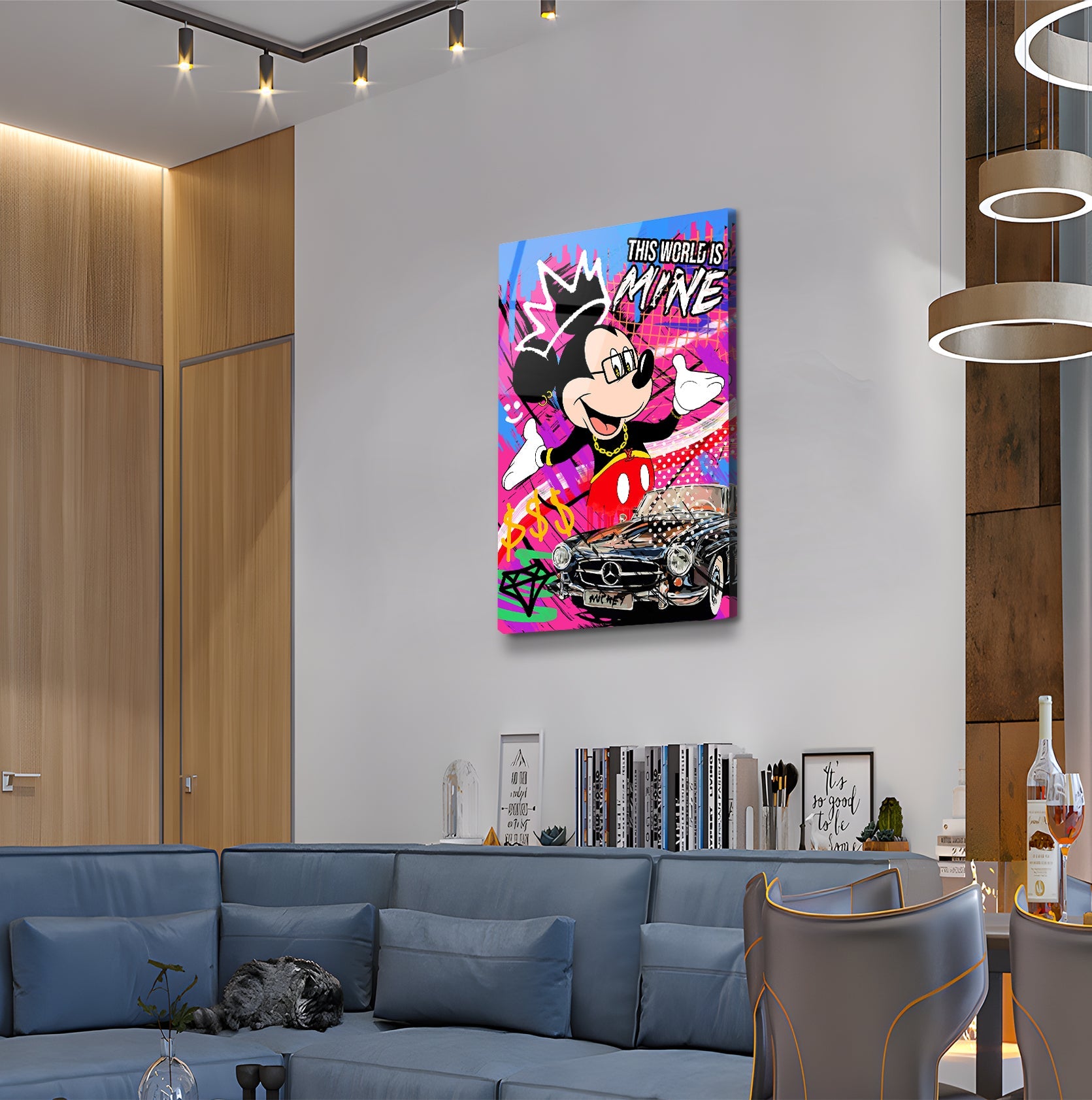 Mickey "The world is mine"