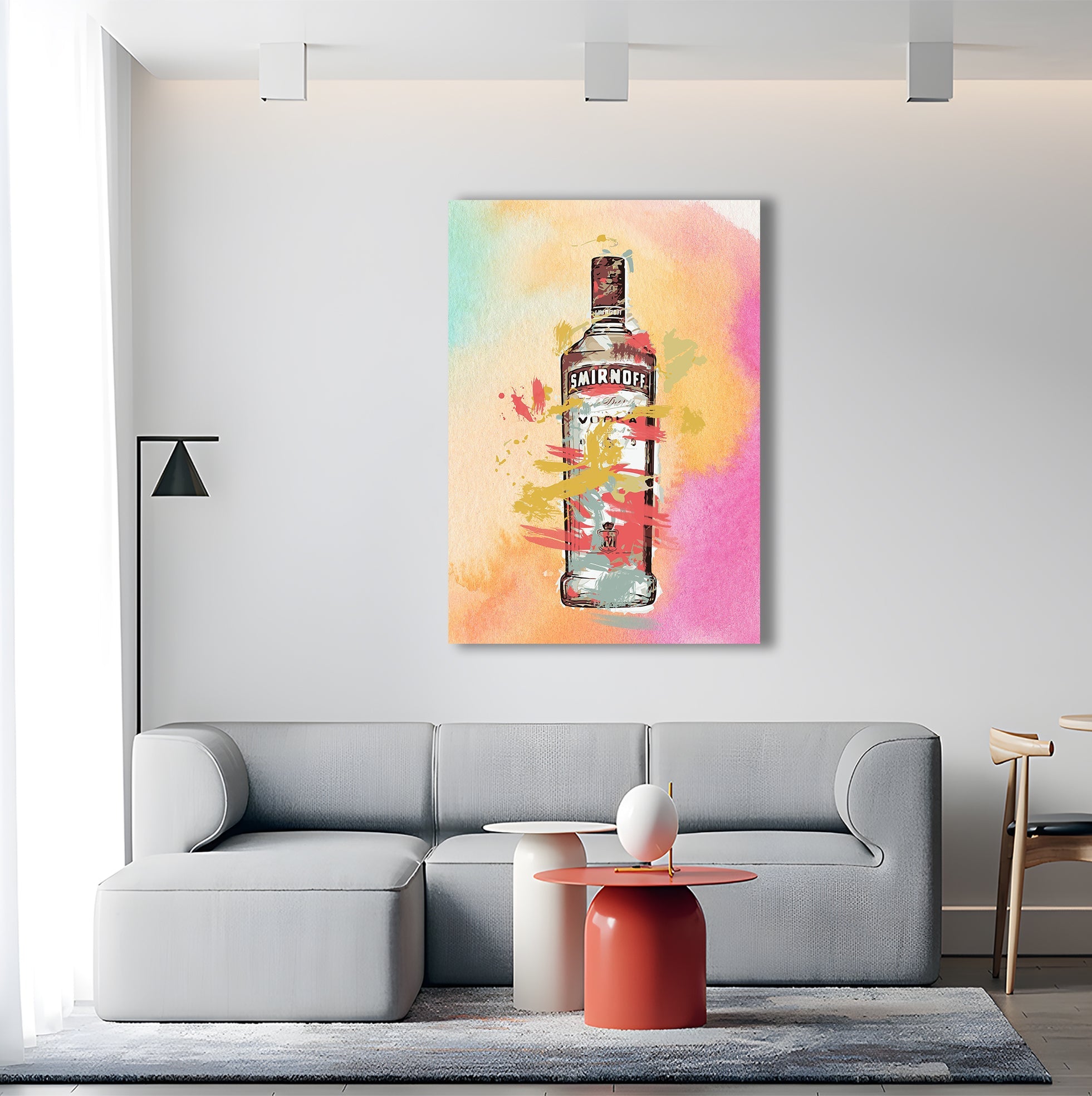 VIbrant Smirnoff Bottle
