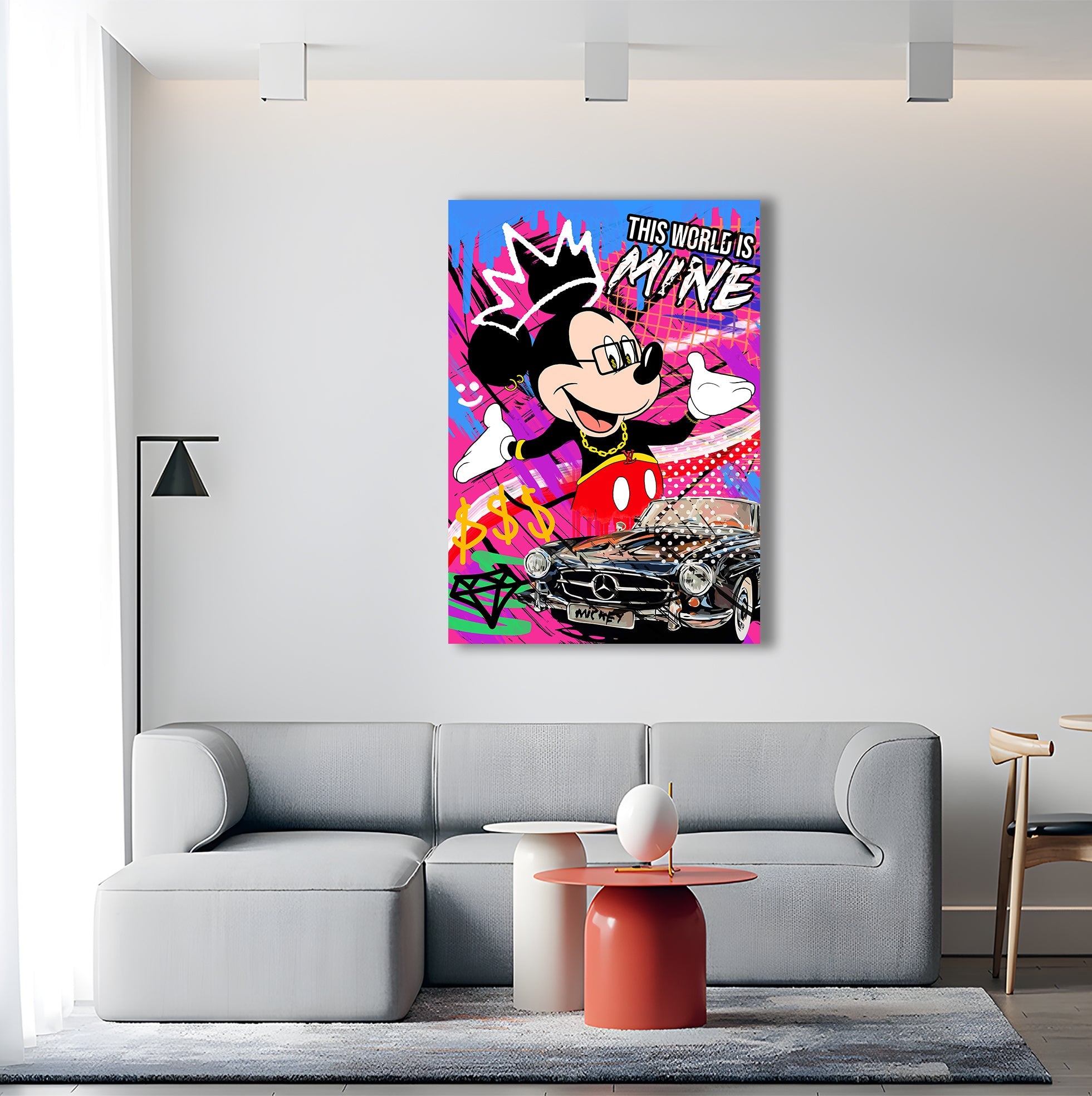 Mickey "The world is mine"