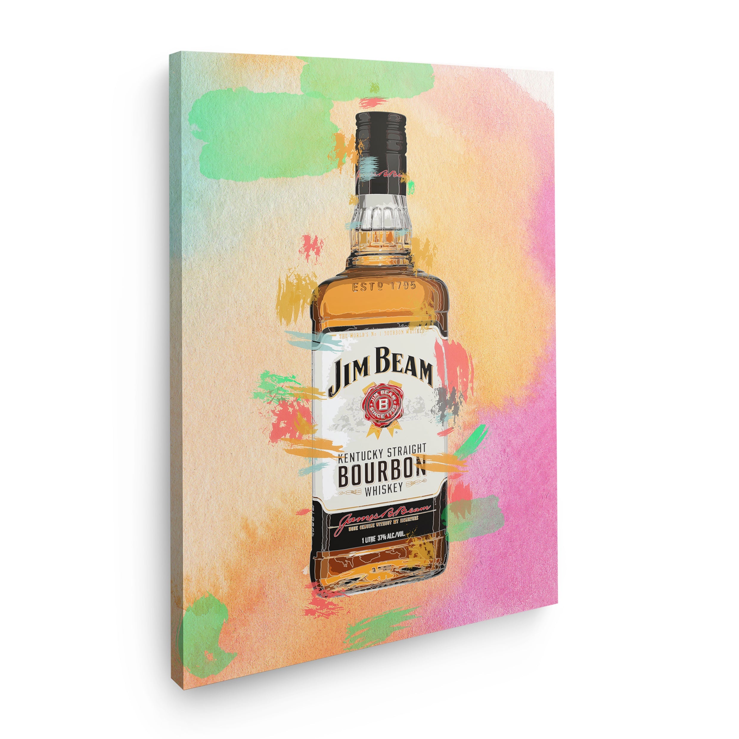 VIbrant J Beam Bottle