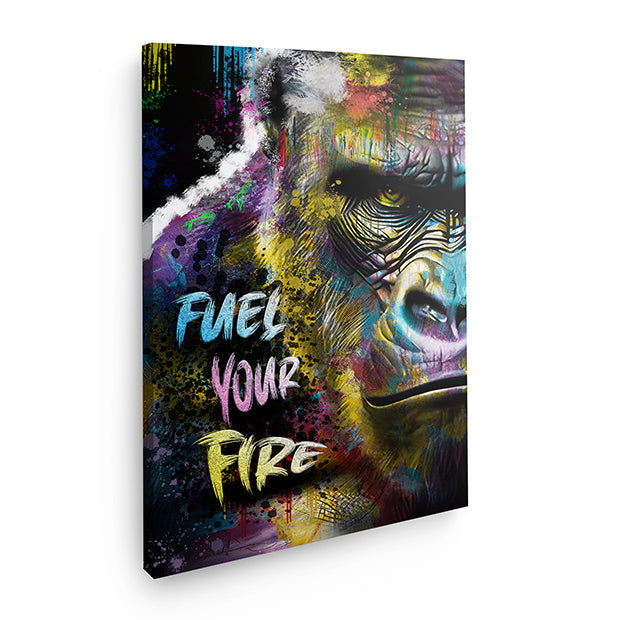Graffiti Gorilla "Fuel your fire"